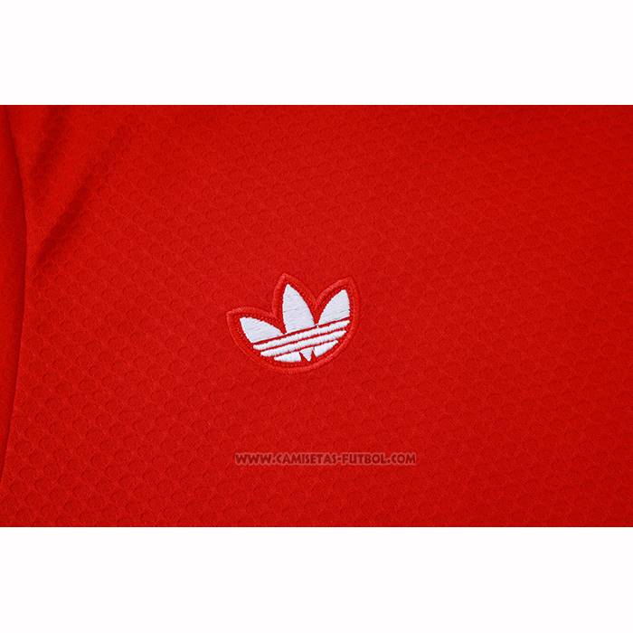 Chandal del Manchester United Manga Corta 2025-2026 Rojo - Pantalon Corto